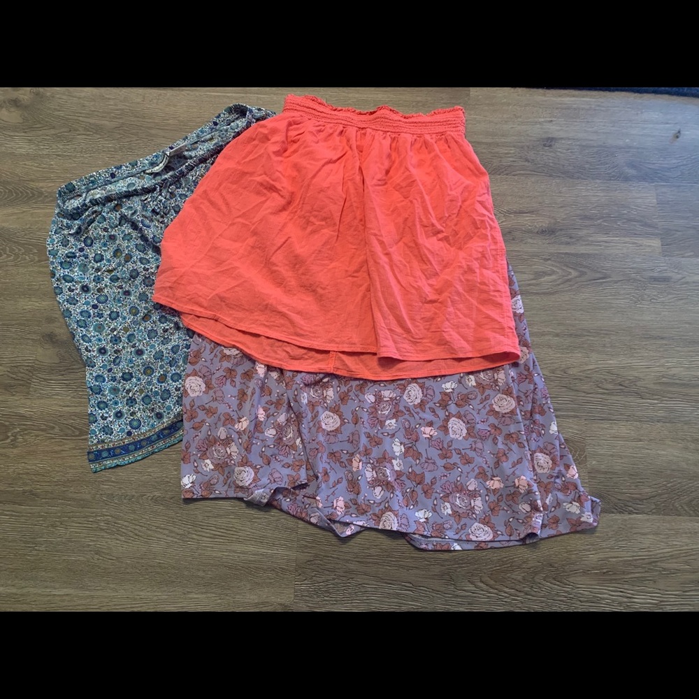 Bundle of skirts size M/L (8-10)